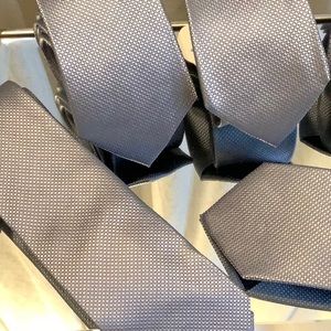Banana Republic Tie, silver, NWT Price is for each.